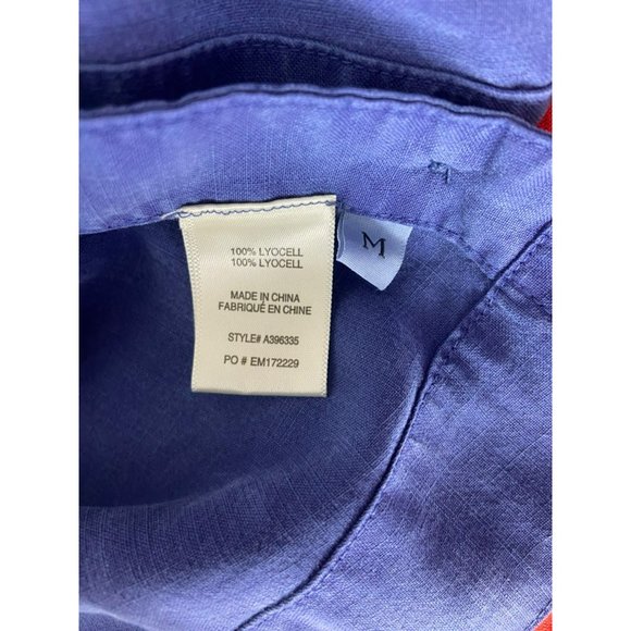 Side Stitch Womens Royal Blue Sleeveless Tank Top Size Medium - Picture 5 of 7